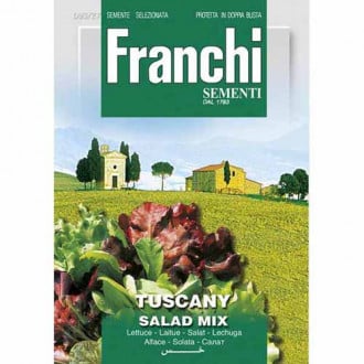 Saláta Toscana, fajták keveréke kép 1