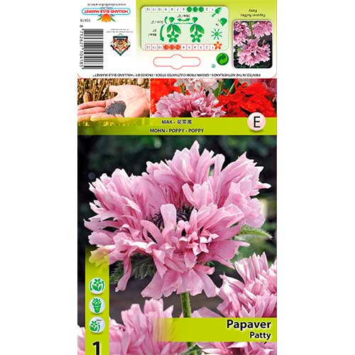Kerti mák (Papaver) Patty Ruffles kép 1 termék 76344