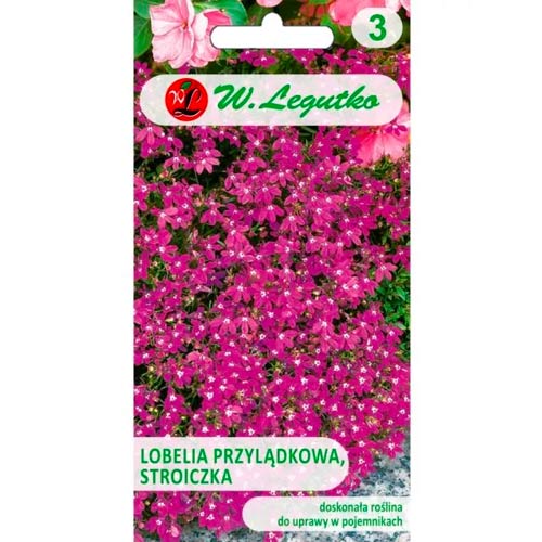 Lobélia csüngő vörös Legutko kép 1 termék 78572