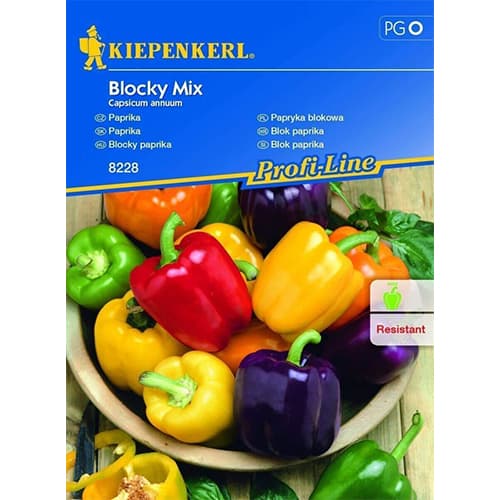Kaliforniai paprika Blocky F1, színkeverék kép 1 termék 86383