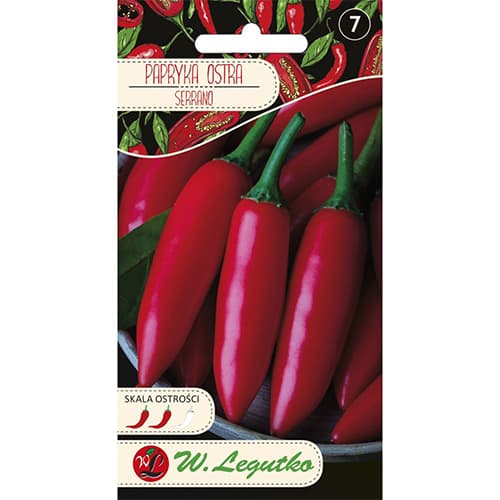 Paprika csípős Serrano kép 1 termék 78438