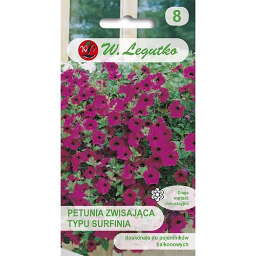 Petunia csüngő Rubina F2 termék fotó 1 Petunia csüngő Rubina F2 kép 1 termék 78649