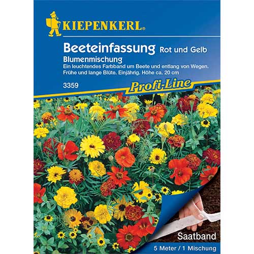 Szegélynövények Red & Yellow, magszalag Kiepenkerl termék fotó 1 Szegélynövények Red & Yellow, magszalag Kiepenkerl kép 1 termék 96518